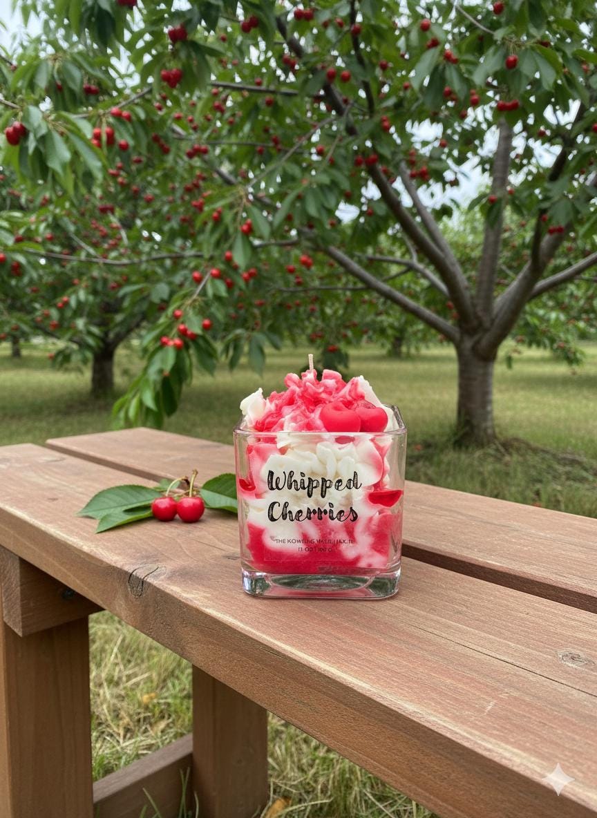 Whipped Fruit Soy and Beeswax Candle