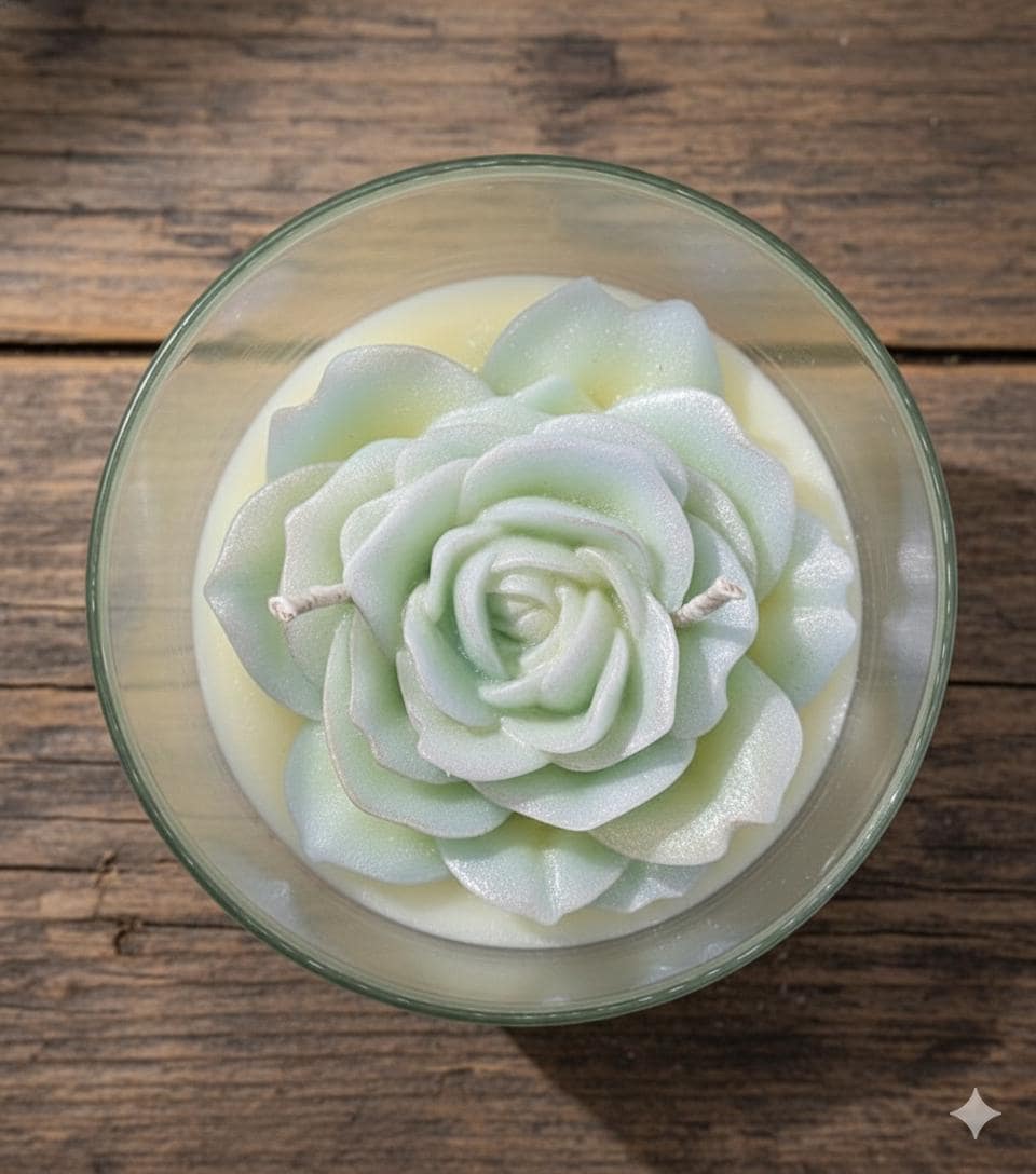 Spring Breeze Hand Poured Soy and Beeswax Candle
